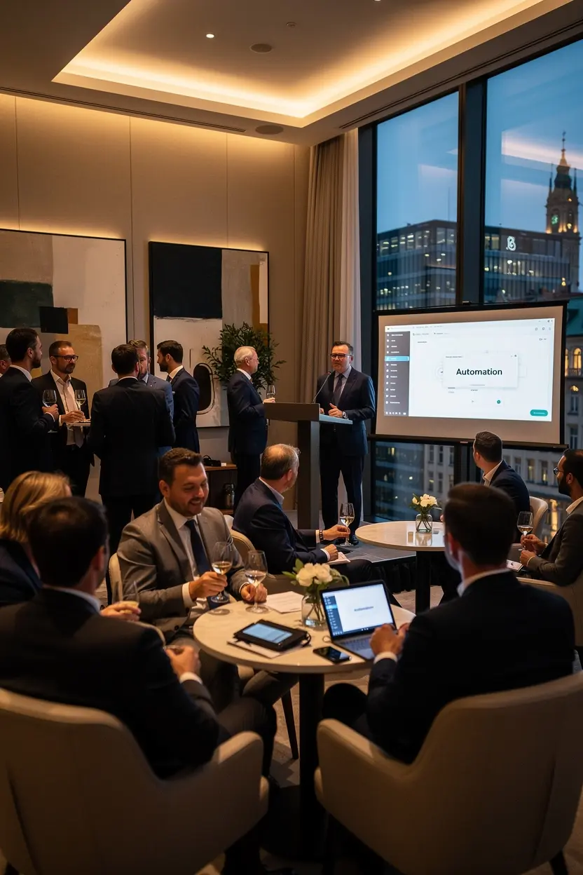 Professional business solutions illustration